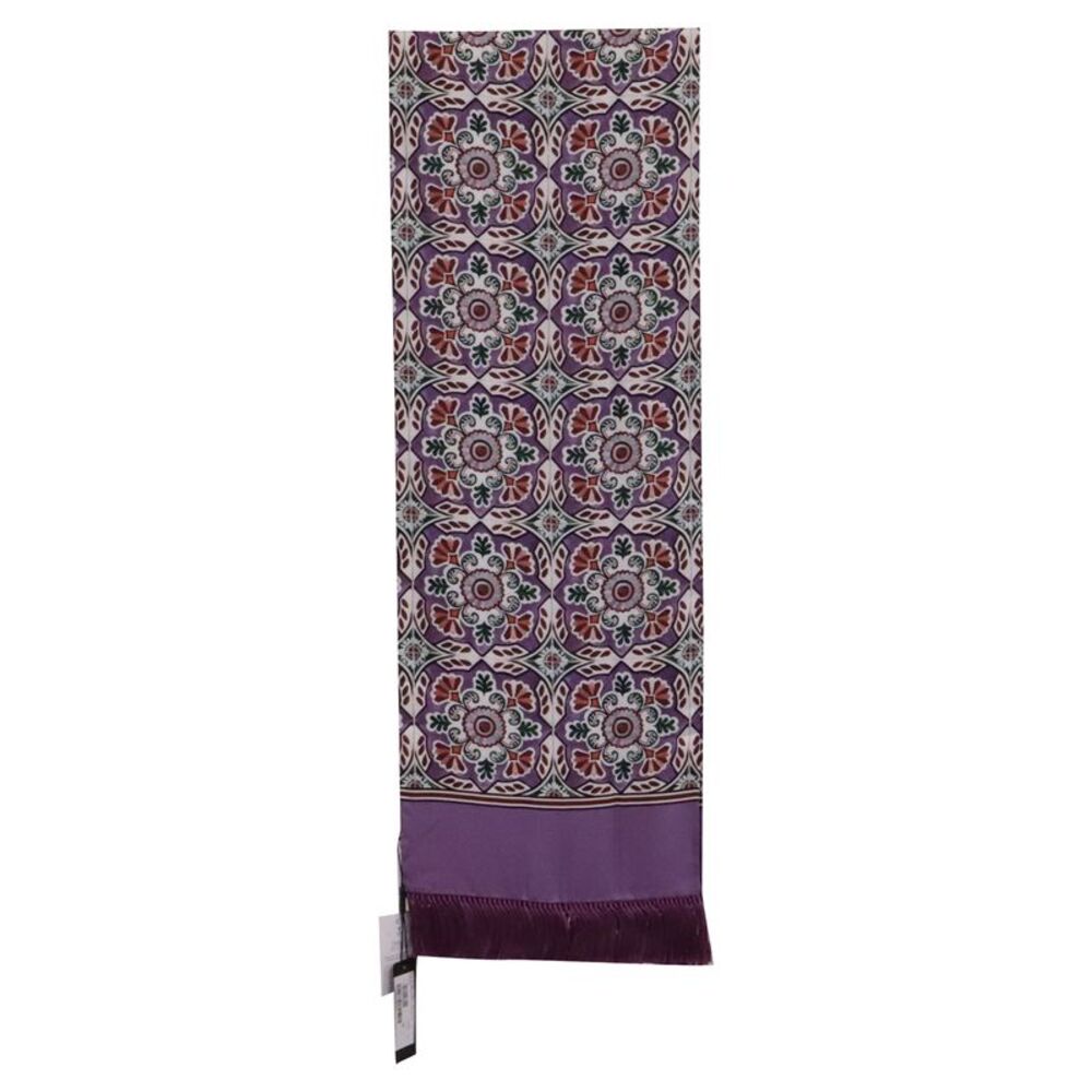 Dolce & Gabbana Printed Scarf in Multicolor Silk